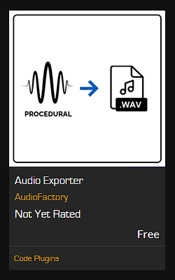 Audio Exporter